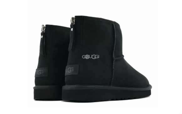 Мужские мини угги на молнии Mens Mini Zip Black