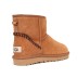 Мужские мини угги Men`s Ugg Classic Mini Deco Suede Boots Chestnut Dressinn