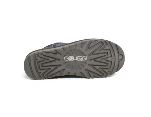 Женские ультра мини угги UGG Classic Ultra Mini Metallic Grey