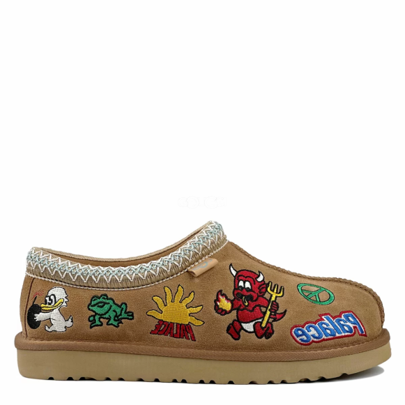 Мужские слипоны Palace X Ugg Mens Tasman Slipper Chestnut