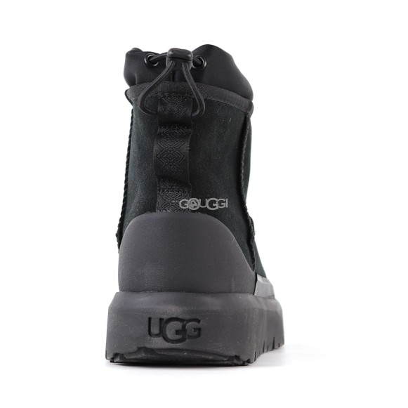 Мужские мини угги с галошами Ugg Mens Classic Mini Weather Hybrid Black
