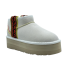 Женские ультра мини угги на платформе Classic Ultra Mini Braid Plat Boot White