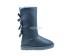 Женские высокие угги с бантиками Bailey Bow Tall Metallic Grey