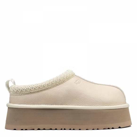 Женские кожаные угги на платформе Ugg Tazz Platform Leather Sand