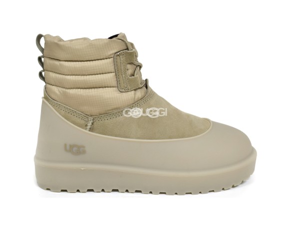 Женские мини угги Classic Mini Lace-Up Weather Dune