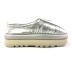 Женские дутики UGG Maxi Braid Clog Silver