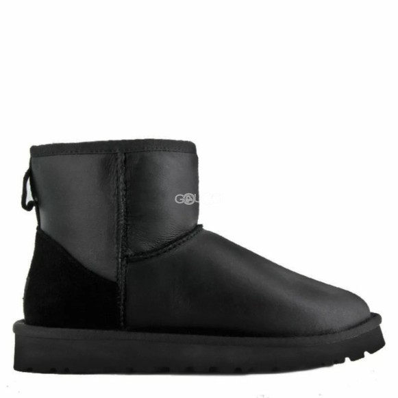 Мужские обливные мини угги Ugg Mens Classic Mini Metallic Black