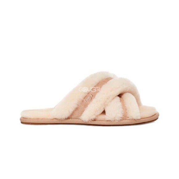 Женские тапочки Ugg Slippers Scuffita Sand