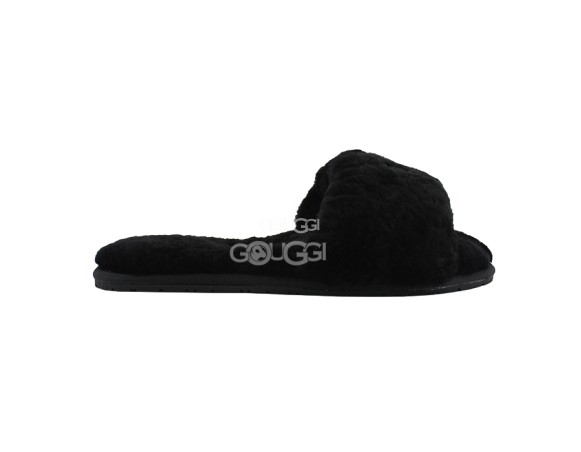 Женские тапочки Fluff Slide Slippers Black