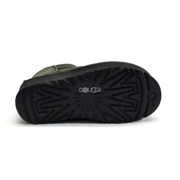 Женские ультра мини угги на платформе Ugg Classic Ultra Mini Platform Olive