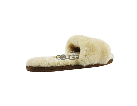 Женские тапочки Fluff Slide Slippers Chestnut