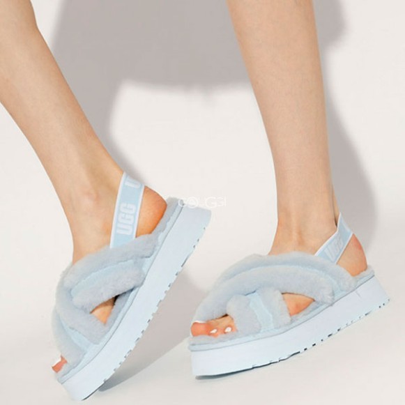 Женские сандалии Ugg Disco Cross Slide Blue