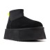 Женские мини угги на платформе Ugg Classic Mini Dipper Black
