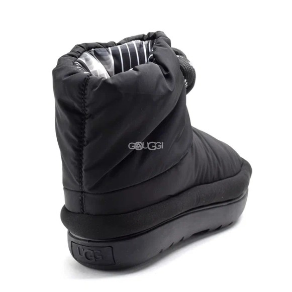 Женские короткие угги Ugg Classic Maxi Short Black