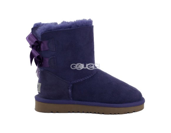 Детские угги с бантиками Kids Bailey Bow Violet 2