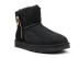 Женские угги на молнии Bailey Zip Mini Black