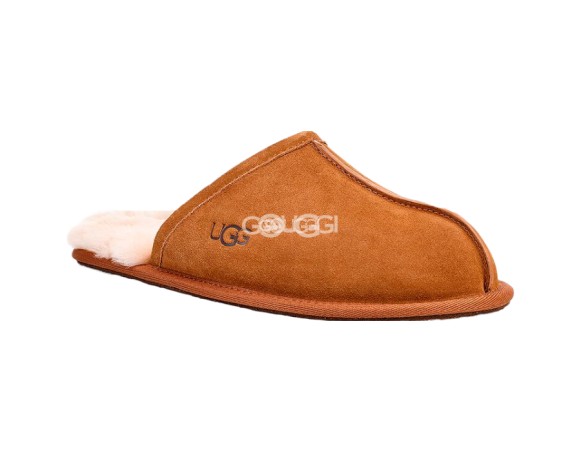 MENS Scuff Slippers Chestnut
